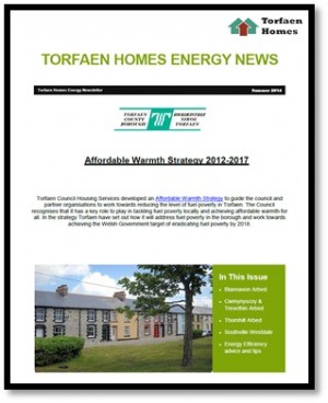 Torfaen Homes Energy Efficiency Newsletter